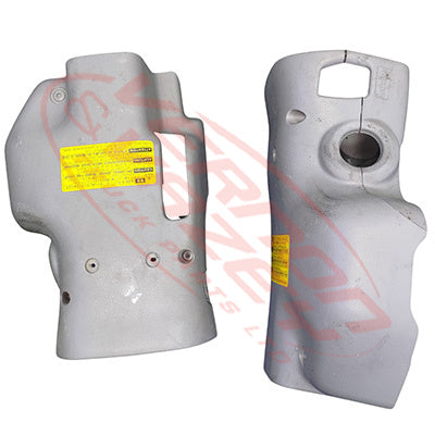 8187033-03S - STEERING COLUMN SURROUND - UPPER - 40MM IGNITION HOLE - TOYOTA DYNA XZU3 / XZU4 2000- GENUINE RECYCLED