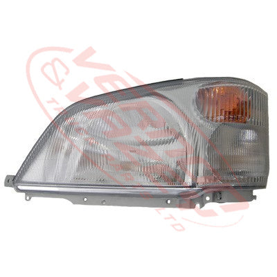 8187094-3S - HEADLAMP - L/H - MANUAL ADJ - TOYOTA DYNA XZU3 / XZU4 2004- GENUINE RECYCLED