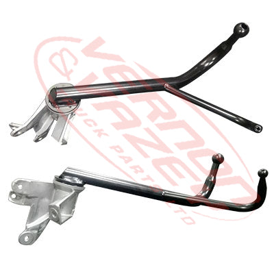 8187216-21 - MIRROR ARM - L/H - ON CORNER PANEL - 16 & 30MM BALL - TOYOTA DYNA / HINO DUTRO 2011- AFTERMARKET