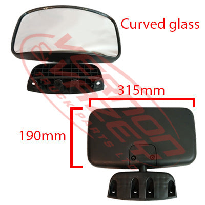 8187216-81 - KERB MIRROR - L/H - ABOVE DOOR - WIDE CAB - TOYOTA DYNA / HINO DUTRO 2011-