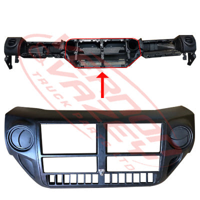 8187234-20S - DASH - CENTRE GARNISH - WIDE CAB - TOYOTA DYNA / HINO DUTRO 2011- GENUINE RECYCLED