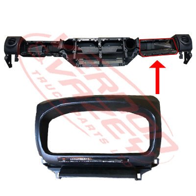 8187234-30S - DASH - SPEEDO SURROUND - TOYOTA DYNA / HINO DUTRO 2011- GENUINE RECYCLED