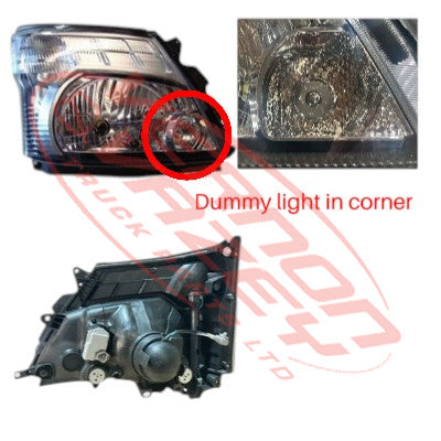 8187294-04 - HEADLAMP - R/H - ELECTRIC - WIDE - TOYOTA DYNA / HINO DUTRO 2011-2020 AFTERMARKET