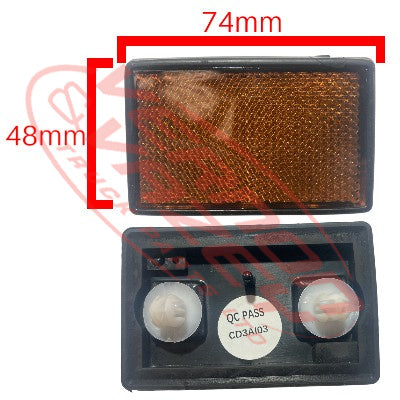 8195697-00 - SIDE REFLECTORS - L/H=R/H - AMBER - TOYOTA COASTER B60/B70 BUS 2016-