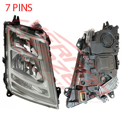 9013194-02 - HEADLAMP - R/H - MANUAL CHROME - VOLVO FH 2013-