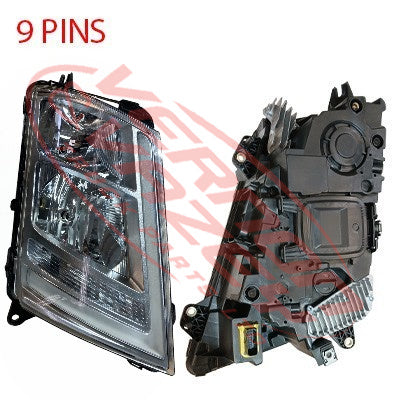9013194-04 - HEADLAMP - R/H - ELECTRIC CHROME - VOLVO FH 2013-