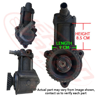 HN-AIRCOM-H06C-01S - HINO ENGINE PARTSAIR COMPRESSOR - WATER COOLED - SINGLE CYLINDER TO SUIT HINO H06C