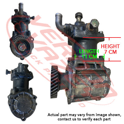 AIR COMPRESSOR - WATER COOLED - SINGLE CYLINDER - HINO H07CT - HN-AIRCOM-H07CT-01S