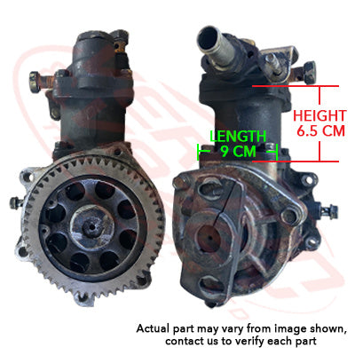 HN-AIRCOM-J08C-01S - HINO ENGINE PARTSAIR COMPRESSOR - WATER COOLED - SINGLE CYLINDER TO SUIT HINO J08C