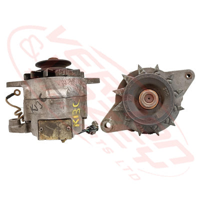 HN-ALT-K13C-01S - HINO ENGINE PARTSALTERNATOR - 24V - 40 AMP - EXT FAN - SINGLE PULLEY TO SUIT HINO K13C