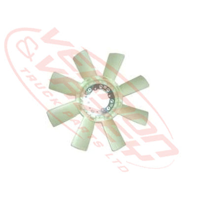 FAN BLADE - 8 BLADE - 600mm - HINO F17 - HN-FAN-F17
