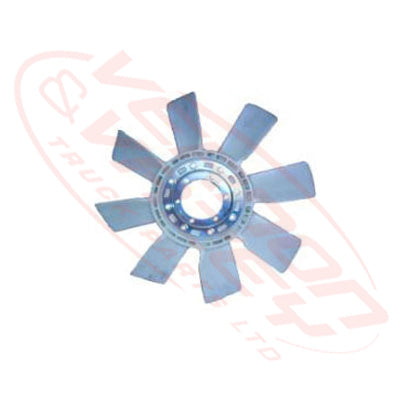 HN-FAN-H07CT-01S - HINO ENGINE PARTSFAN BLADE - 8 BLADE - 580mm TO SUIT HINO H07CT