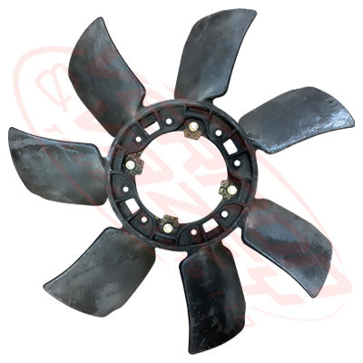 HN-FAN-H07D-02S - HINO ENGINE PARTSFAN BLADE - 7 BLADE - 410MM TO SUIT HINO H07D