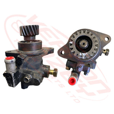 HN-PSP-P09C-01S - HINO ENGINE PARTSPOWER STEERING PUMP - HELICAL CUT GEAR -19 TEETH TO SUIT HINO P09C
