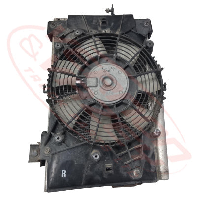 IS-ACCON-6HK1-01S - ISUZU ENGINE PARTS - AIRCON CONDENSER - WITH COMPLETE FAN - 285MM X 490MM TO SUIT ISUZU 6HK1