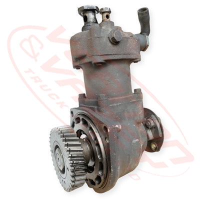 IS-AIRCOM-6HH1-02S - ISUZU ENGINE PARTS - AIR COMPRESSOR - WATER COOLED - SINGLE CYLINDER TO SUIT ISUZU 6HH1