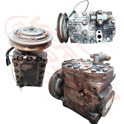 IS-AIRCON-4HK1-02S - ISUZU ENGINE PARTS - AIR CONDITION COMPRESSOR - REFRIGERATED TRUCK TO SUIT ISUZU 4HK1