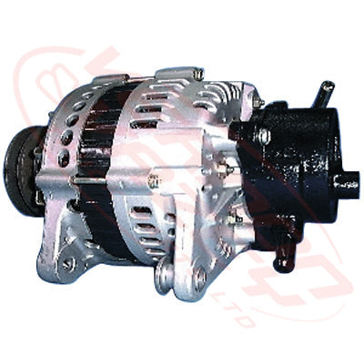 IS-ALT-4HE1 - ISUZU ENGINE PARTS - ALTERNATOR - 24V - 50 AMP - 77mm TO SUIT ISUZU 4HF1/4HE1