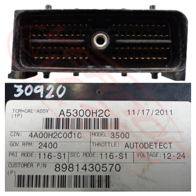 IS-CPTRNM-01S - ISUZU ENGINE PARTS - TRANSMISSION CONTROL UNIT TO SUIT ISUZU F-SERIES -  ALLISON
