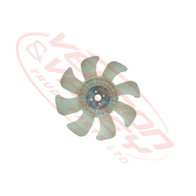 FAN BLADE - 8 BLADE - 400mm - ISUZU 4BJ1/4BD1 - IS-FAN-4BJ1