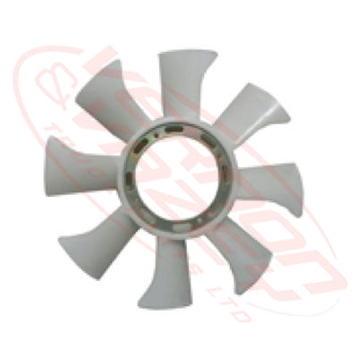 IS-FAN-4HK1 - ISUZU ENGINE PARTS - FAN BLADE - 8 BLADE TO SUIT ISUZU NKR77 / 4HK1