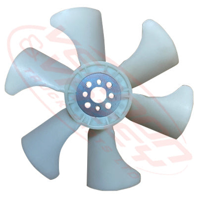 IS-FAN-4JG2-1 - ISUZU ENGINE PARTS - FAN BLADE - 6 BLADE - 380MM TO SUIT ISUZU 4JG2