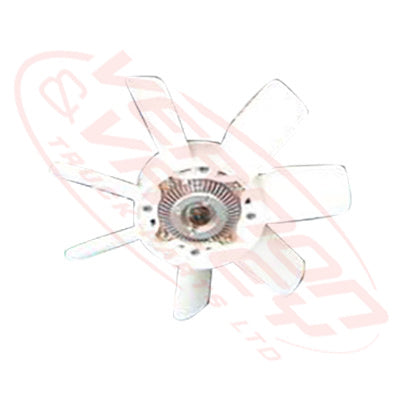 IS-FAN-6BD1-T - ISUZU ENGINE PARTS - FAN BLADE - 7 BLADE TO SUIT ISUZU 6BD1-T