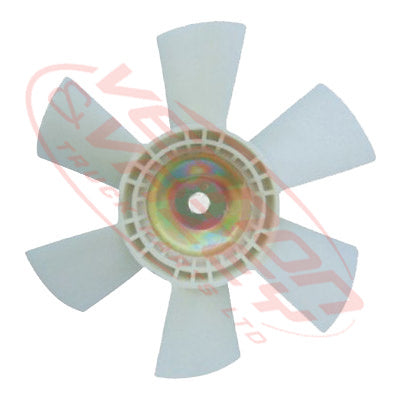 FAN BLADE - 6 BLADE - 600mm - ISUZU 6BG1-T - IS-FAN-6BG1-T