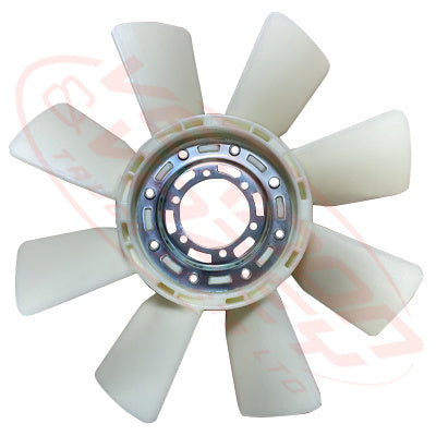 IS-FAN-6HE1 - ISUZU ENGINE PARTS - FAN BLADE - 8 BLADE - 650MM TO SUIT ISUZU 6HE1