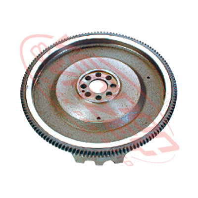 FLYWHEEL - W/RING - 129 TEETH - RECESSED 8 BOLT x 15" 375MM - ISUZU 6HH1 - IS-FW-6HH1-B