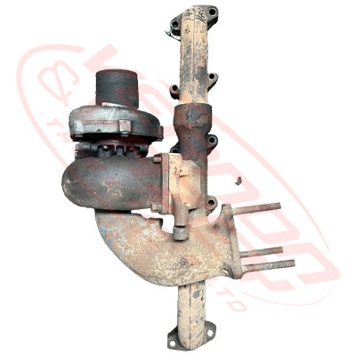ISUZU ENGINE 6SA1T - EXHAUST MANIFOLD - EXHAUST MANIFOLD - TURBO - IS-MAN-6SA1T-01S
