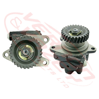 IS-PSP-4BE1-01S - ISUZU ENGINE PARTS - POWER STEERING PUMP - HELICAL CUT GEAR - 28 TEETH TO SUIT ISUZU 4BD1/4BE1