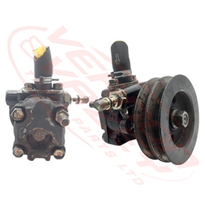 IS-PSP-4JG2-02S - ISUZU ENGINE PARTS - POWER STEERING PUMP - TWIN PULLEY TO SUIT ISUZU 4JG2 - NON TURBO