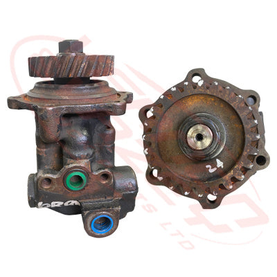 IS-PSP-6RB1-01S - ISUZU ENGINE PARTS - POWER STEERING PUMP - HELICAL CUT GEAR - 24 TEETH TO SUIT ISUZU 6RB1/6QA1