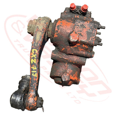 IS-SB-0006 - ISUZU ENGINE PARTS - STEERING BOX - KINK IN ARM - JIDOSHA KIKI TO SUIT ISUZU GIGA CXZ/CVR/EXR 1984-96 -