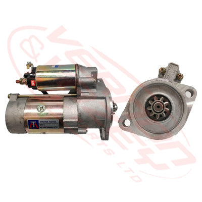 IS-SM-4BC2-01S - ISUZU ENGINE PARTS - STARTER MOTOR - 24V - 9 TEETH PINION - 2 BOLT  - 2KW TO SUIT ISUZU 4BC2