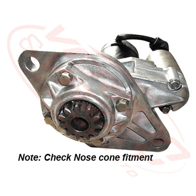 IS-SM-4HF1-1 - ISUZU ENGINE PARTS - STARTER MOTOR - 24V - 11 TEETH PINION - 2 BOLT TO SUIT ISUZU 4HF1