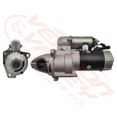 IS-SM-6BD1-01S - ISUZU ENGINE PARTS - STARTER MOTOR - 24V - 11 TEETH PINION - 3 BOLT TO SUIT ISUZU 6BD1/6BB1