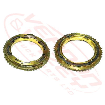 IS-SR-MLD7R-1 - ISUZU ENGINE PARTS - SYNCHRO RING SET - 42 TEETH - 3RD & 4TH TO SUIT ISUZU - MLD7R GEARBOX - MULTI CONE