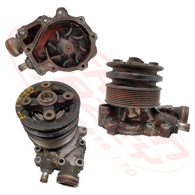 IS-WP-6HK1-01S - ISUZU ENGINE PARTS - WATER PUMP - MULTIBELT - 8 BLADES TO SUIT ISUZU 6HK1/6HK1T