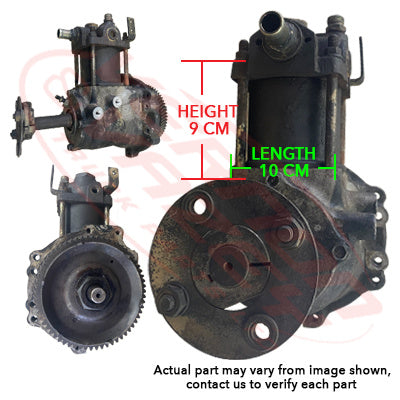 MS-AIRCOM-6D22-01S - MITSUBISHI ENGINE PARTS - AIR COMPRESSOR - WATER COOLED - SINGLE CYLINDER TO SUIT MITSUBISHI 6D22/6D22T