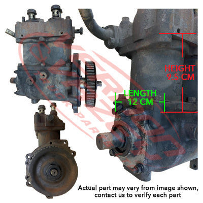 AIR COMPRESSOR - WATER COOLED - TWIN CYLINDER - MITSUBISHI 6D22/6D22T/6D24 - MS-AIRCOM-6D22-03S