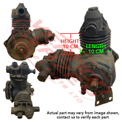 AIR COMPRESSOR - WATER COOLED - V TWIN CYLINDER - MITSUBISHI 8DC9/8DC11 - MS-AIRCOM-8DC9-02S