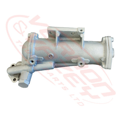 MS-EOC-4D30-1S - MITSUBISHI ENGINE PARTS - ENGINE OIL COOLER - ROUND TYPE - EARLY TO SUIT MITSUBISHI 4D30/4D31/4D32/4D33