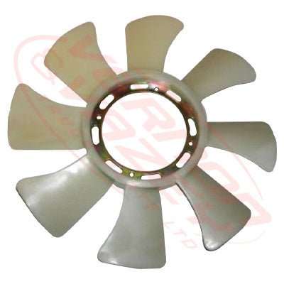 MS-FAN-4D33-01S - MITSUBISHI ENGINE PARTS - FAN BLADE - 8 BLADE - 430MM TO SUIT MITSUBISHI 4D33