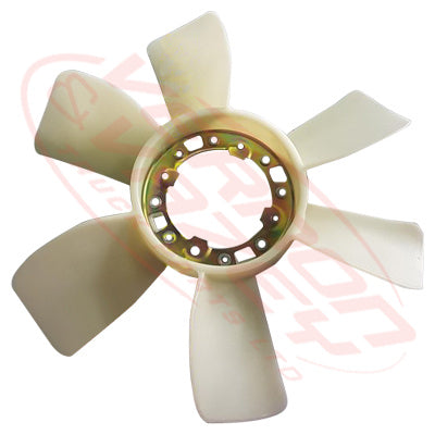 MS-FAN-6D16T-01S - MITSUBISHI ENGINE PARTS - FAN BLADE - 6 BLADE - 480MM TO SUIT MITSUBISHI 6D16T