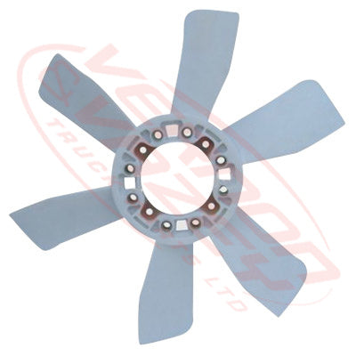 MS-FAN-6D16T-02S - MITSUBISHI ENGINE PARTS - FAN BLADE - 6 BLADE - 520mm TO SUIT MITSUBISHI 6D16T/6D17T