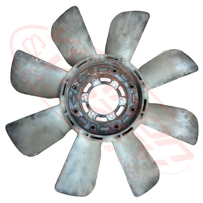 MS-FAN-6D40T-01S - MITSUBISHI ENGINE PARTS - FAN BLADE - 8 BLADE - 670MM  TO SUIT MITSUBISHI 6D40T