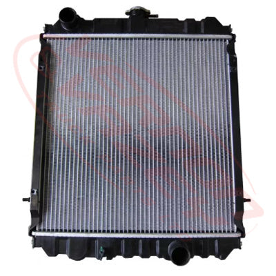 MS-RDR-4D32-01S - MITSUBISHI ENGINE PARTS - RADIATOR - 480MM X 475MM - MANUAL TO SUIT MITSUBISHI CANTER