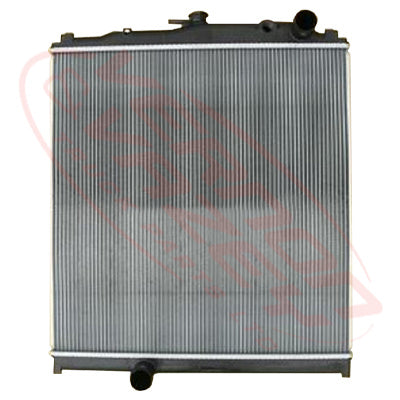 MS-RDR-6M60-01S - MITSUBISHI ENGINE PARTS - RADIATOR - 630MM X 650MM - MANUAL TO SUIT MITSUBISHI 6M60